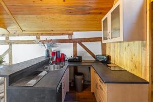 Gallery image of Sabina Mounteurwohnung Dachboden I 55 Zoll TV I Schlafcouch mit 20cm Matraze 2 weitere Schlafplätze I Küche I Bad in Trebbin