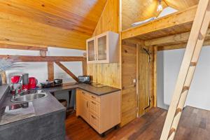 Gallery image of Sabina Mounteurwohnung Dachboden I 55 Zoll TV I Schlafcouch mit 20cm Matraze 2 weitere Schlafplätze I Küche I Bad in Trebbin +3 photos