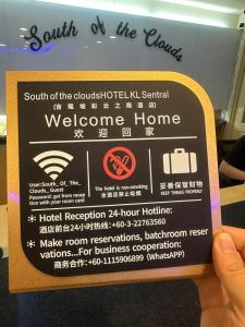 Certifikát, hodnocení, plakát nebo jiný dokument vystavený v ubytování South of The Clouds HOTEL KL Sentral 吉隆坡彩云之南酒店-中央车站店