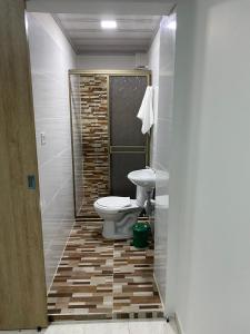 Koupelna v ubytování Apartamento Familiar