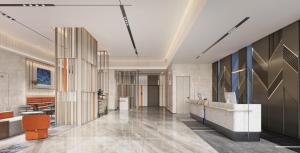 Lobby/Rezeption in der Unterkunft Holiday Inn Express Zhengzhou Nongye Road by IHG