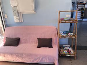 Postel nebo postele na pokoji v ubytování Chez Kévin