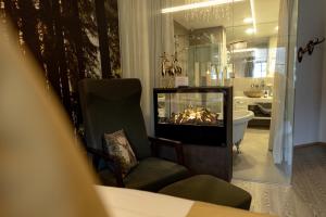 A seating area at Boutique Hotel Mandarfnerhof
