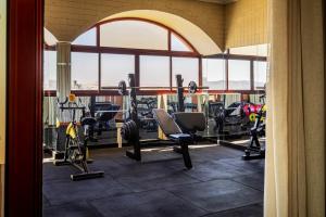 Fitness centrum a/nebo fitness zařízení v ubytování Inbar Hotel