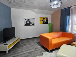 Μια τηλεόραση ή/και κέντρο ψυχαγωγίας στο Sleep here