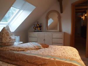 Krevet ili kreveti u jedinici u objektu Landhof Schober appartementen & kamers