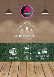 Certifikát, hodnocení, plakát nebo jiný dokument vystavený v ubytování Suburban Loft
