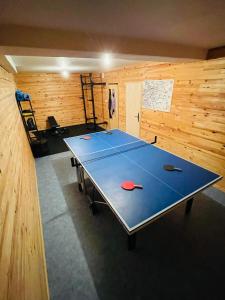 Herní místnost v ubytování Très beau chalet familial - Vue superbe ! Plein sud