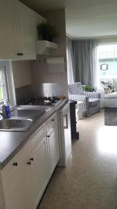 Kuchyň nebo kuchyňský kout v ubytování Do's Chalets
