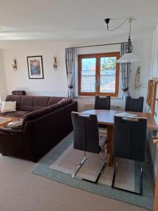 Posezení v ubytování Ferienwohnung Leni