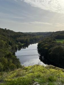Naturlandskabet i nærheden af den private indkvartering