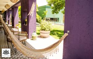 En have udenfor Refugio Padma