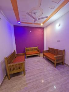 Posezení v ubytování Shree Shyam Palace HOMESTAY near RamJanmbhoomi