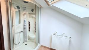 Koupelna v ubytování Monteur Unterkunft Itzehoe freistehendes Haus mit Garten & WLAN + 39 fotografií