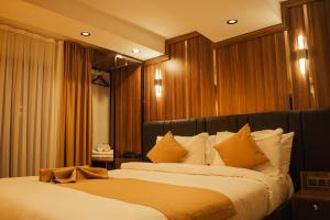 Ein Bett oder Betten in einem Zimmer der Unterkunft Galata Calm Tale Hotel