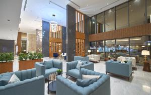 Platinum Hotel的休息区