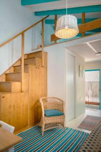 Χώρος καθιστικού στο Casita en barrio de pescadores