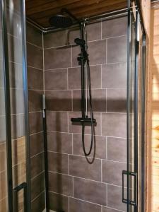 Koupelna v ubytování Stuga Solros + 10 fotografií