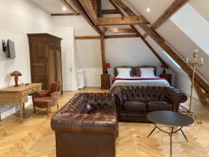 Postel nebo postele na pokoji v ubytování Casa La Palma Le 48