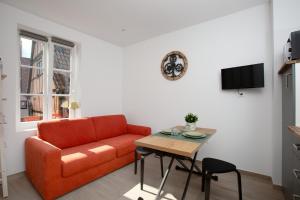 Μια τηλεόραση ή/και κέντρο ψυχαγωγίας στο Cosy studio au centre d'Obernai +3 φωτογραφίες