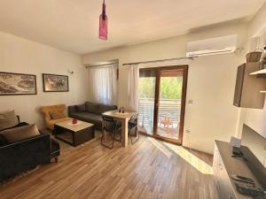 Posezení v ubytování Forest View Apartment