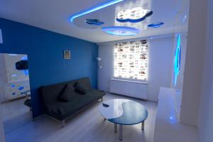Posezení v ubytování Element Suites