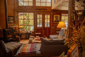 Posezení v ubytování CasaVerde Hostal Ecologico