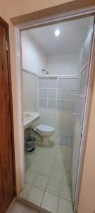 Koupelna v ubytování Hotel Calakmul