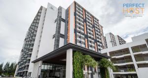 Budova, kde se aparthotel nachází