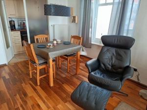 Χώρος καθιστικού στο Ferienwohnung De Drückdaal