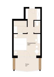 The floor plan of Berggasthof - Pension Lahnerhof