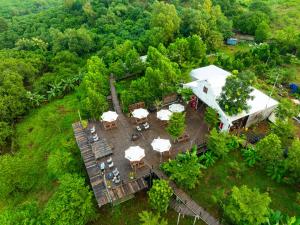 Zahrada ubytování Panorama Glamping