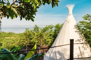 Příroda nedaleko luxury tent