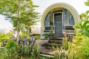 Zahrada ubytování Panorama Glamping