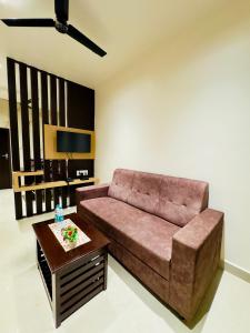 Posezení v ubytování Hajiyar Residency