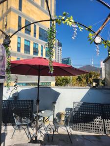 Μπαλκόνι ή βεράντα στο Hangeul Guesthouse