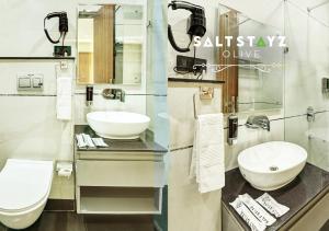 Koupelna v ubytování Saltstayz Select - Pitampura + 25 fotografií