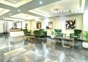 Posezení v ubytování Saltstayz Select - Pitampura