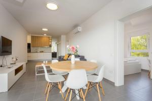 Køkken eller tekøkken på Apartments at Villa Frida