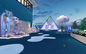 a rendering of a wedding venue with a church at 1001 Nights Hotel, Trademark Collection by Wyndham in Genting Highlands +62 photos