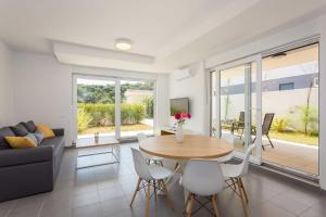 Et opholdsområde på Apartments at Villa Frida