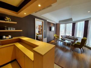 Area soggiorno di The Bazaar Hotel Bangkok
