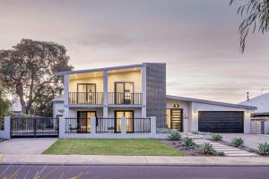 una rappresentazione di una casa con vialetto di accesso di Sunnysprings a Dunsborough