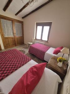 Łóżko lub łóżka w pokoju w obiekcie Casa Rural Rincón
