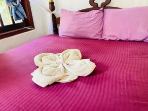 Cama o camas de una habitación en Berg House Unawatuna
