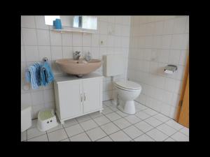 Ένα μπάνιο στο Ferienwohnung Lüke +6 φωτογραφίες