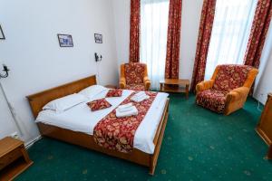 Postel nebo postele na pokoji v ubytování Hotel Transilvania