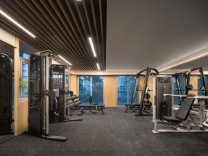 Fitness centrum a/nebo fitness zařízení v ubytování Somerset Pudong Riverside Shanghai