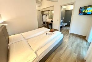 TV a/nebo společenská místnost v ubytování Albergo Garni Francesco