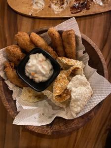 Jídlo v penzionu nebo okolí